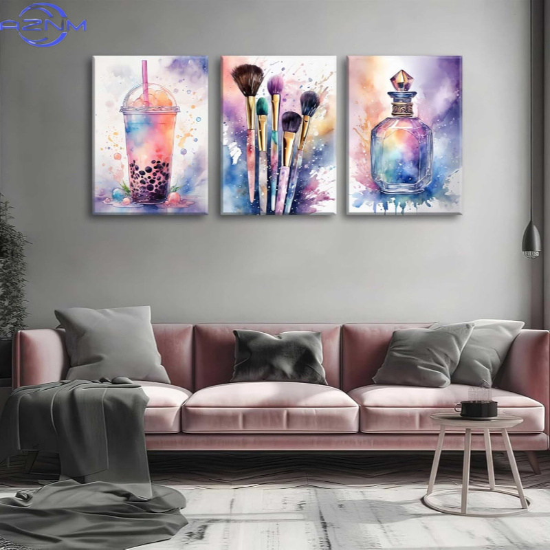 3 قطع من ملصقات القماش الفاخرة - مراجعة Luxury Lifestyle Pictures وسعره